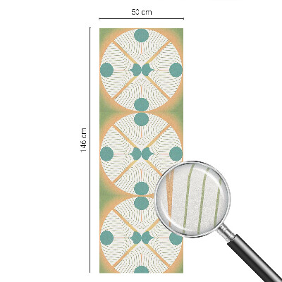 Privacy window film stained glass effect Geometric harmony