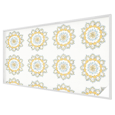 Privacy window film stained glass effect Colorful mandalas