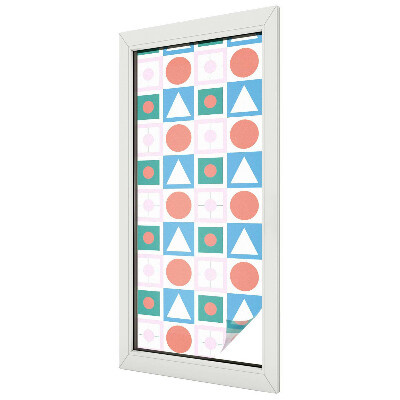 Decorative window film stained glass design Abstract patterns