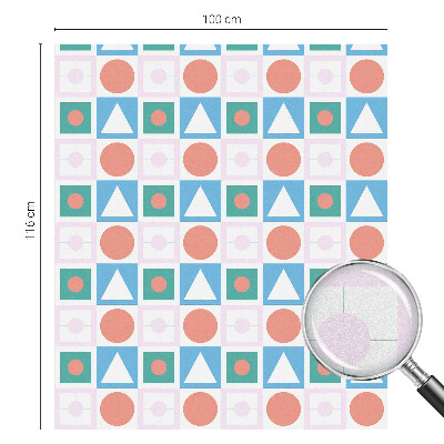 Decorative window film stained glass design Abstract patterns