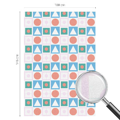 Decorative window film stained glass design Abstract patterns