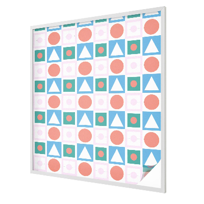 Decorative window film stained glass design Abstract patterns