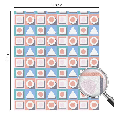 Patterned window film stained glass Geometric patterns