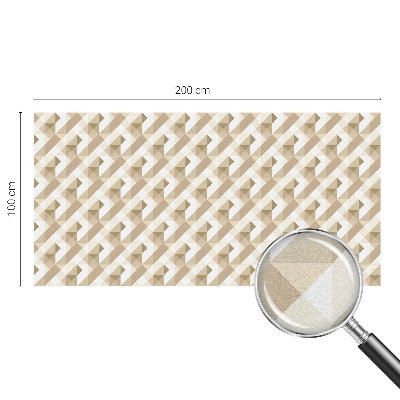 Decorative window film stained glass design Triangular patterns