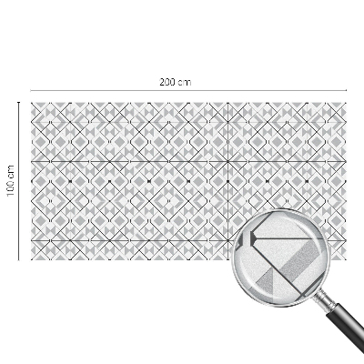 Coloured glass film for windows Geometric patterns