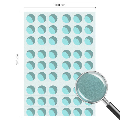 Frosted window film with stained glass pattern Modern wheels