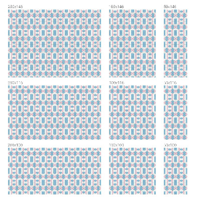 Decorative window film stained glass design Pastel patterns