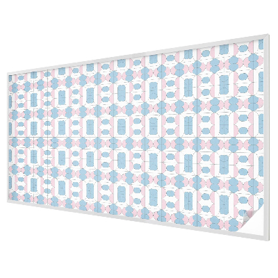 Decorative window film stained glass design Pastel patterns