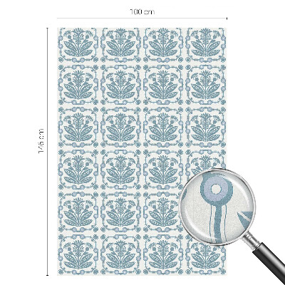 Patterned window film stained glass Floral pattern