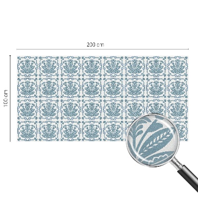 Patterned window film stained glass Floral pattern