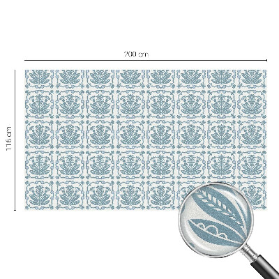Patterned window film stained glass Floral pattern