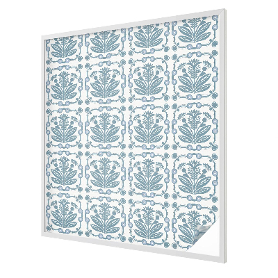 Patterned window film stained glass Floral pattern