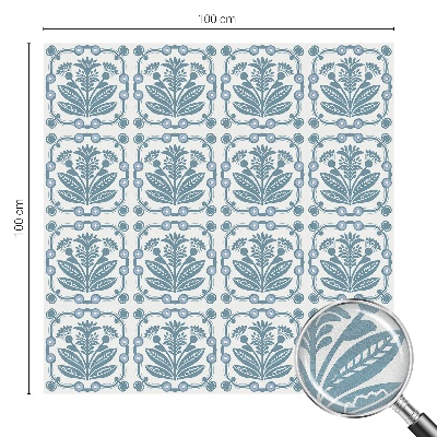Patterned window film stained glass Floral pattern