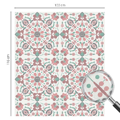Coloured glass film for windows Floral harmony