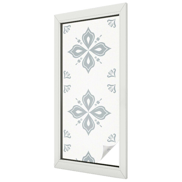 Privacy window film stained glass effect Geometric symmetry