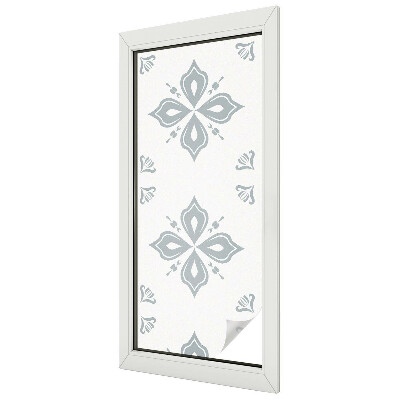 Privacy window film stained glass effect Geometric symmetry