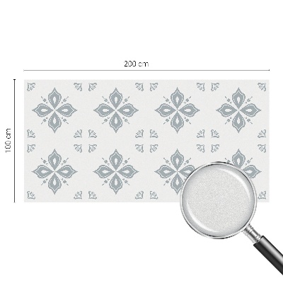 Privacy window film stained glass effect Geometric symmetry