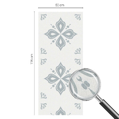 Privacy window film stained glass effect Geometric symmetry