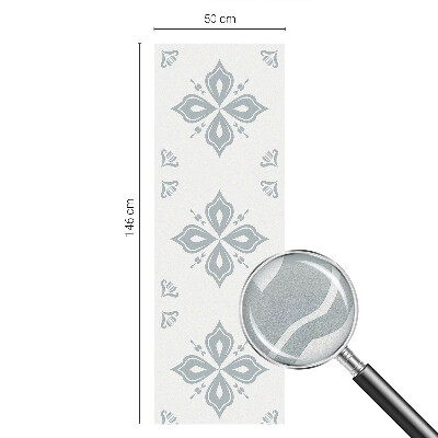 Privacy window film stained glass effect Geometric symmetry