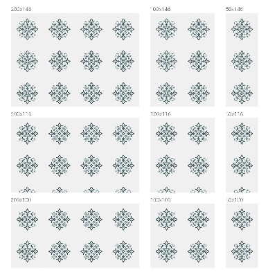 Decorative window film stained glass design Classic ornament