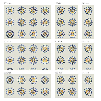 Frosted window film with stained glass pattern Decorative mandala