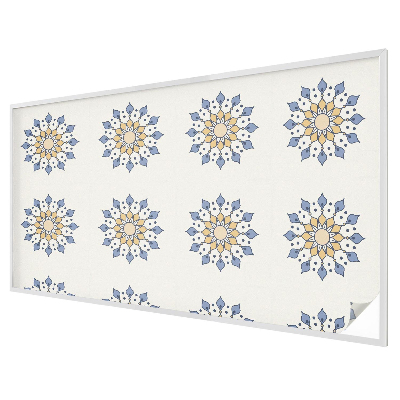 Frosted window film with stained glass pattern Decorative mandala