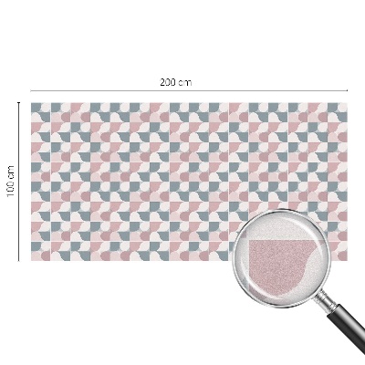 Coloured glass film for windows Pastel patterns