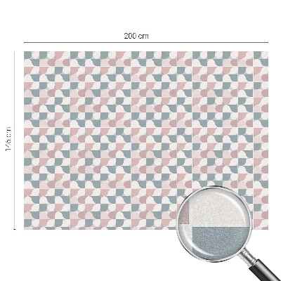 Coloured glass film for windows Pastel patterns