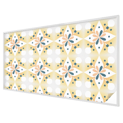 Patterned window film stained glass Floral symmetry