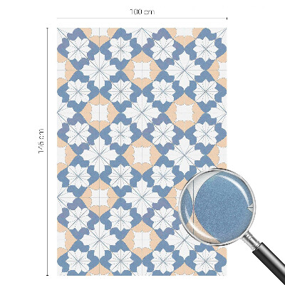 Privacy window film stained glass effect Symmetrical patterns