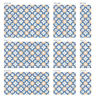 Privacy window film stained glass effect Symmetrical patterns