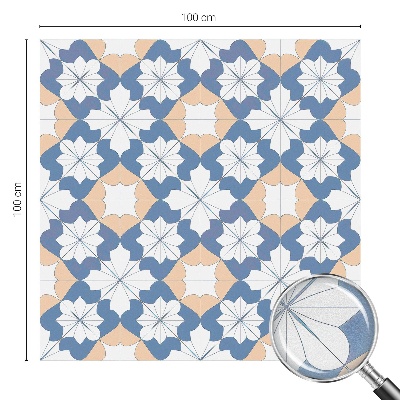 Privacy window film stained glass effect Symmetrical patterns