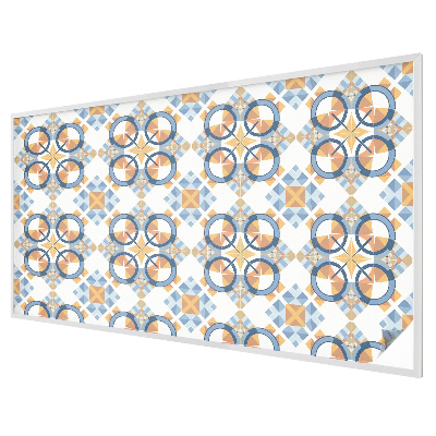 Frosted window film with stained glass pattern Geometric pattern