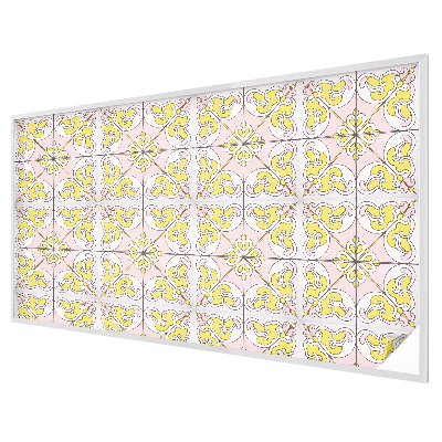Patterned window film stained glass Abstract flowers