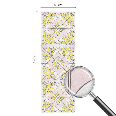 Patterned window film stained glass Abstract flowers