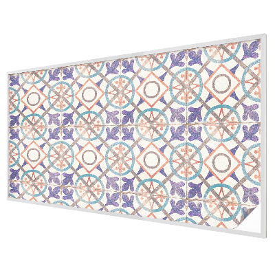 Patterned window film stained glass Colorful mosaics