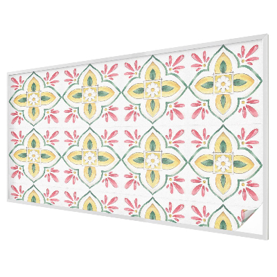 Patterned window film stained glass Floral ornament