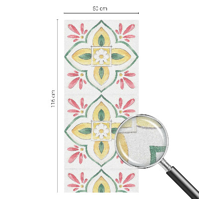 Patterned window film stained glass Floral ornament
