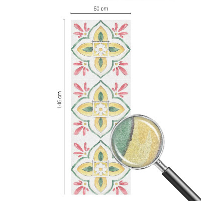 Patterned window film stained glass Floral ornament