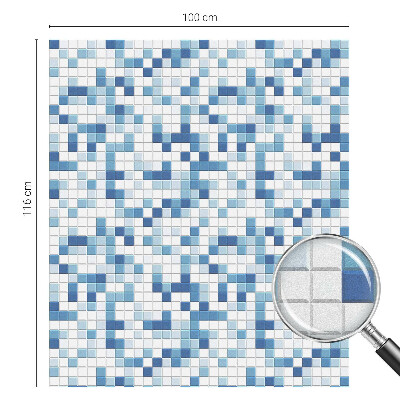 Coloured glass film for windows Tile game