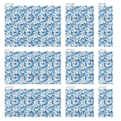 Coloured glass film for windows Tile game