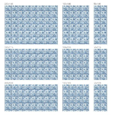 Decorative window film stained glass design Tropical landscape