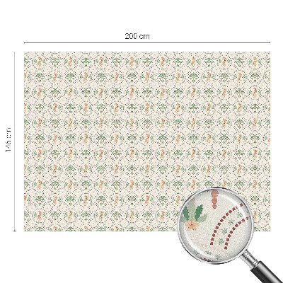 Coloured glass film for windows Palm Leopard