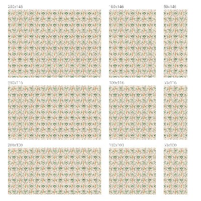 Coloured glass film for windows Palm Leopard