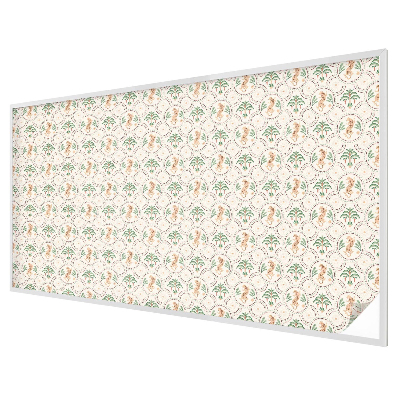 Coloured glass film for windows Palm Leopard