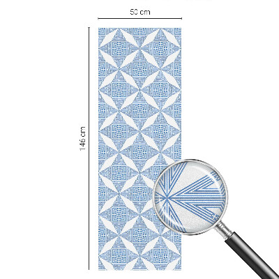 Frosted window film with stained glass pattern Geometric mazes