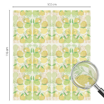 Patterned window film stained glass Fresh lemons