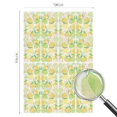 Patterned window film stained glass Fresh lemons