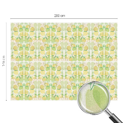 Patterned window film stained glass Fresh lemons