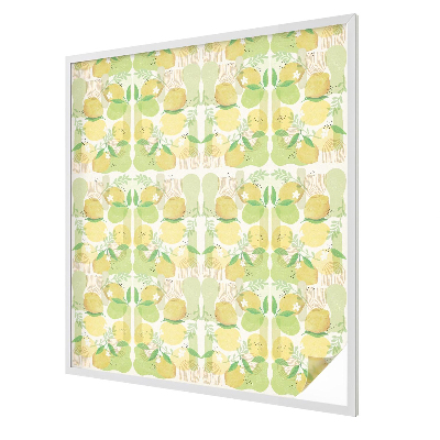 Patterned window film stained glass Fresh lemons